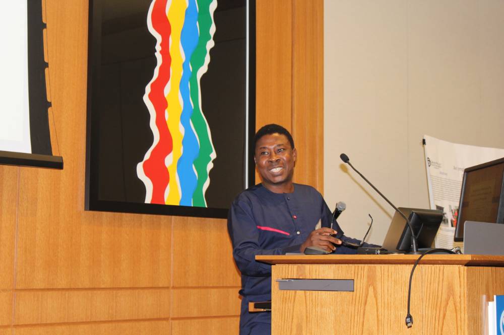 Image 1 of 15 Our keynote speaker, Dr. Justice Bawole